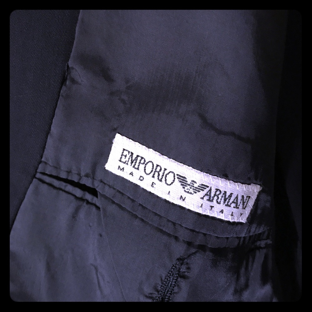 3 button Emporio Armani 3 button blue suit